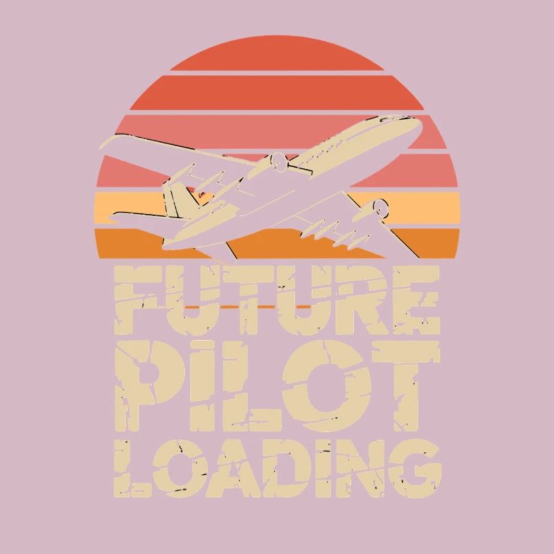  Future Pilot Loading Flugzeug Retro