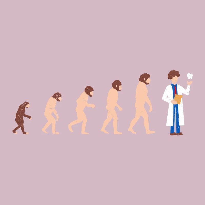 Evolution dentist Funny gift idea