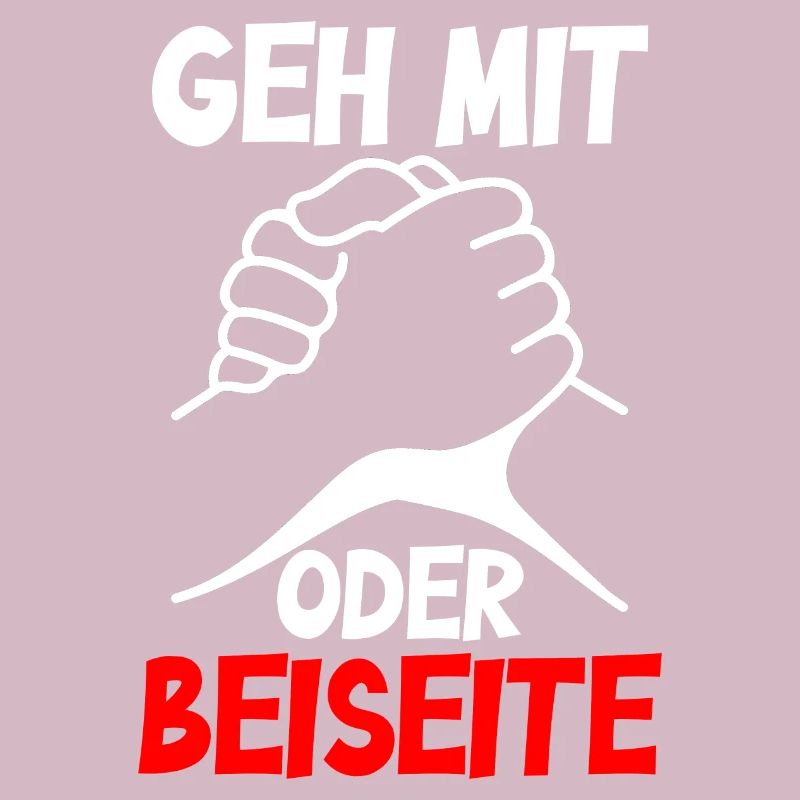 Geh mit oder beiseite - Design