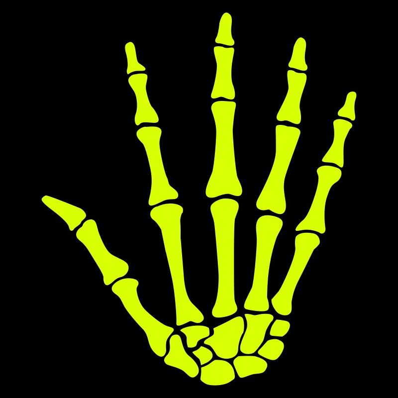 skull hand - knochen hand