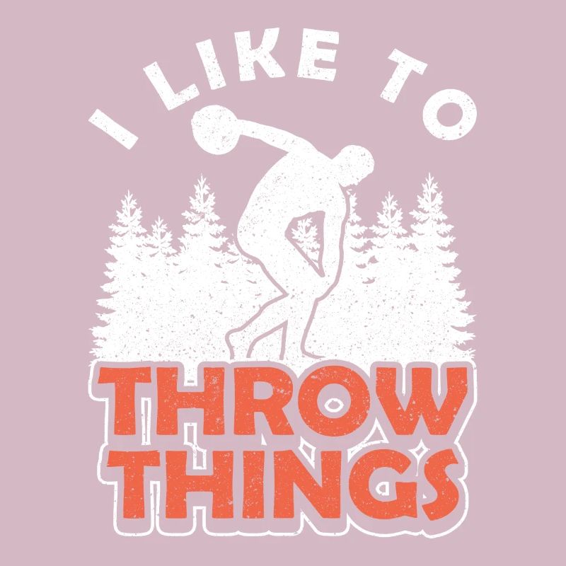 Diskus I Like To Throw Things Diskuswerfer