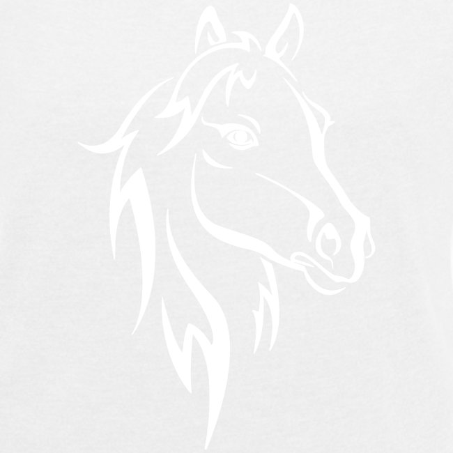 Horse - Frauen T-Shirt mit gerollten Ärmeln
