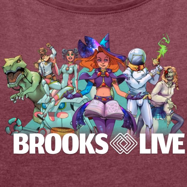 Brooks Live Logo mit Illustration