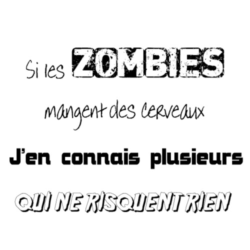 Zombies - T-shirt à manches retroussées Femme