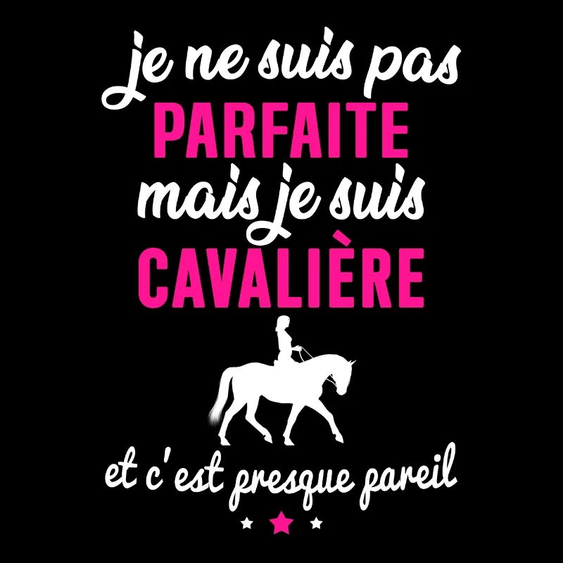 Ich bin nicht perfekt, aber ich bin eine Reiterin.