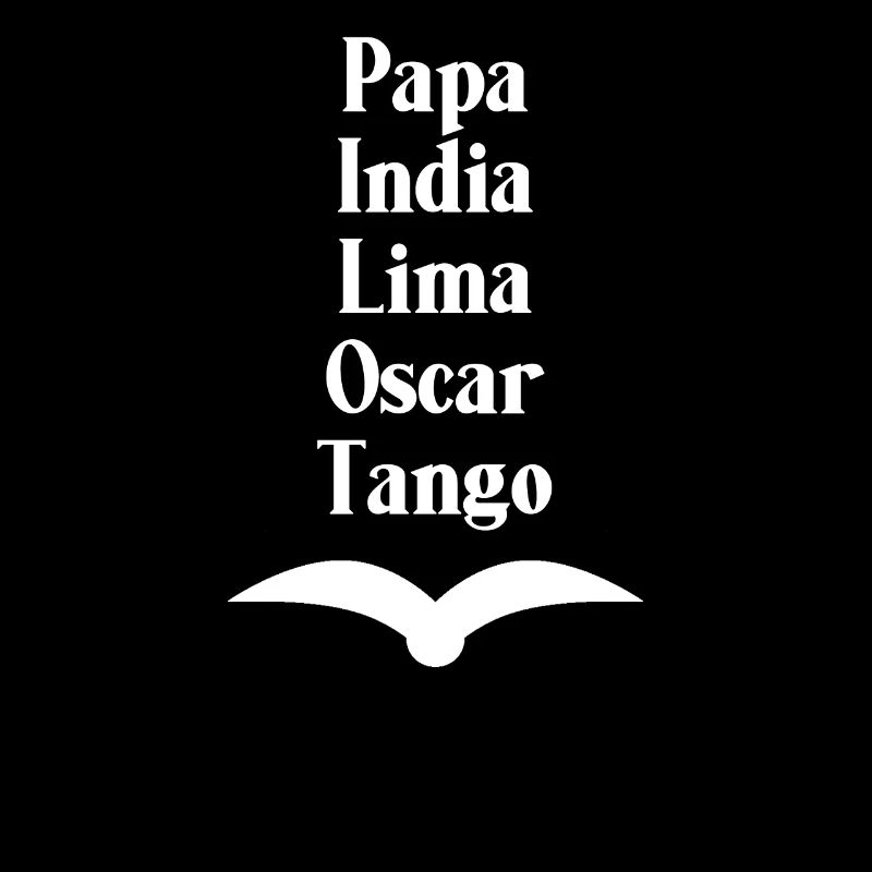 Pilotenalphabet PILOT | Flugschein Geschenk