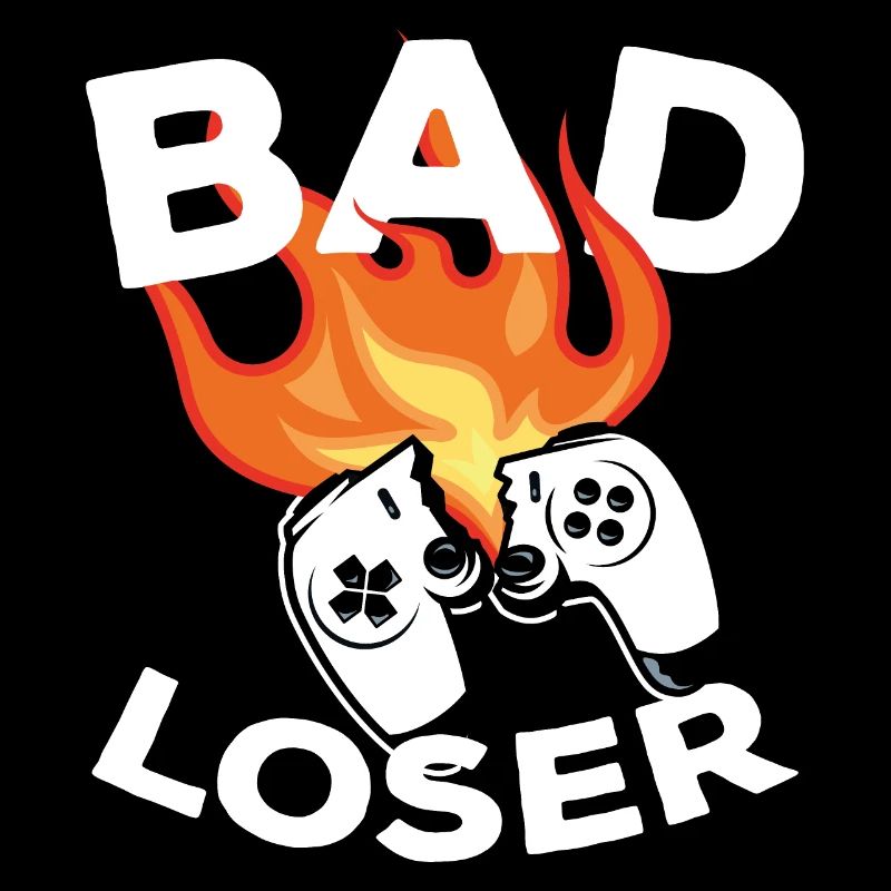 Bad loser Controller Video Games Gamer Humor Gaming