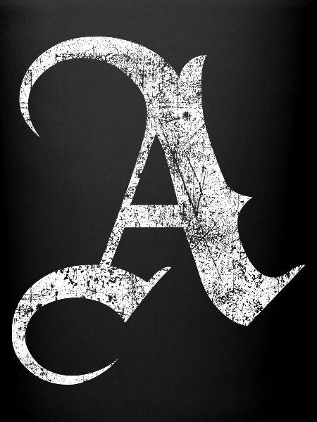 Tshirt alphabet initiale A