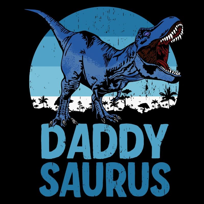 Daddy Saurus Dadsaurus Dinosaur Family