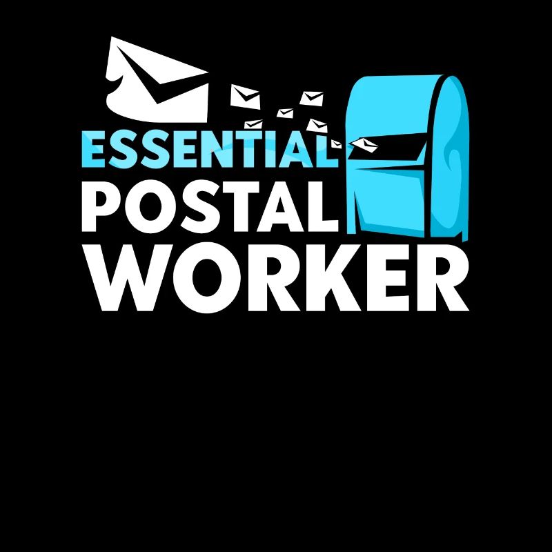 System-relevant postman Postman Delivery man