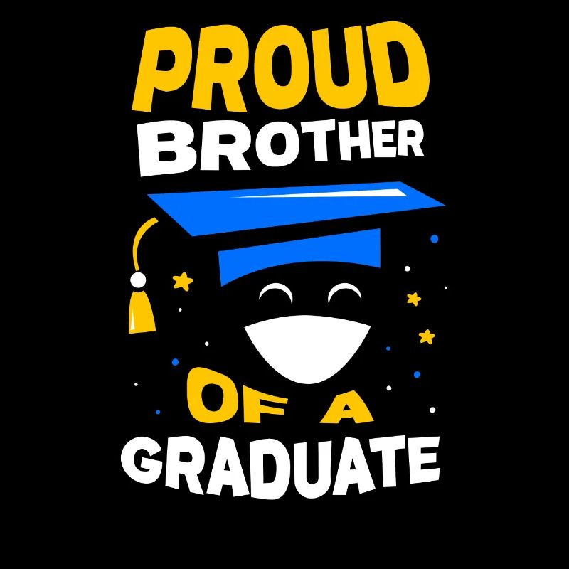 Fier frère d’un diplômé diplômé