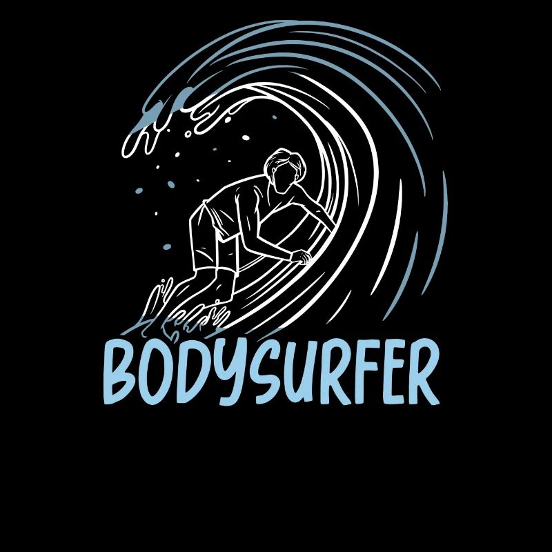 Bodysurfer Bodysurfen Bodysurfing Hobby Bodysurf