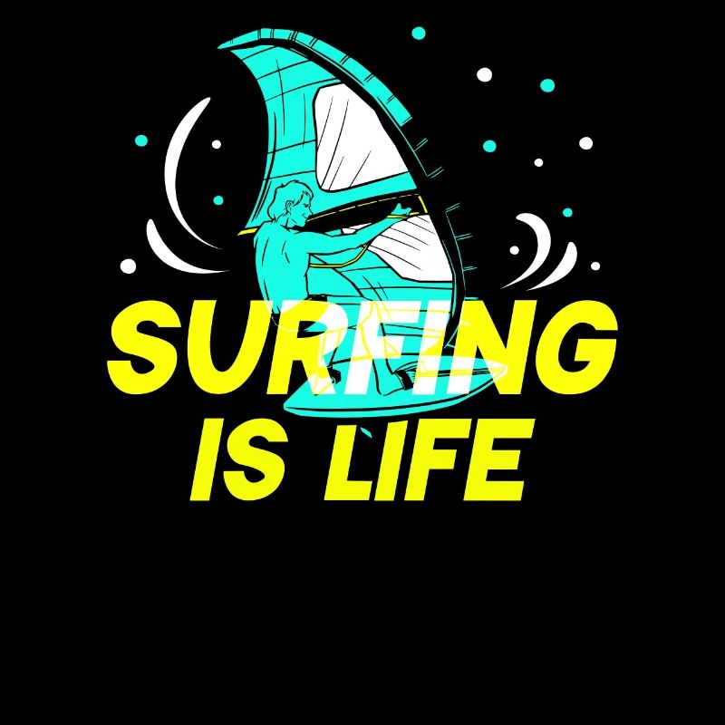 Surfing is Life Surfer Surfboard Surfing