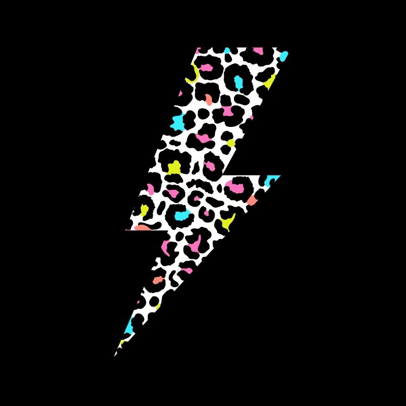 Leopard Lightning bolt, Leopard Print, Leopard Lov