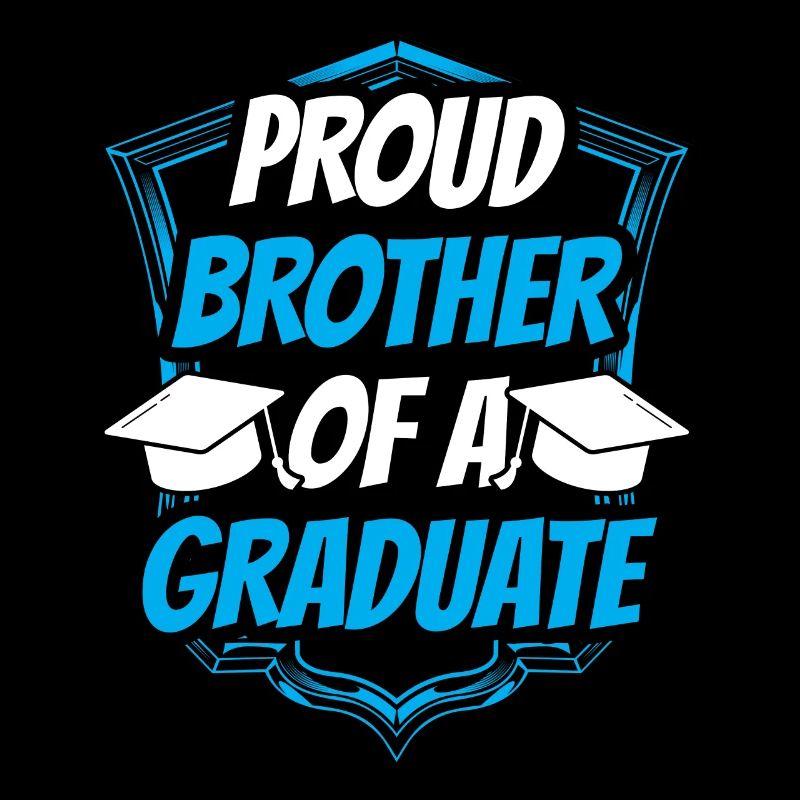 Fier frère d’un diplômé diplômé