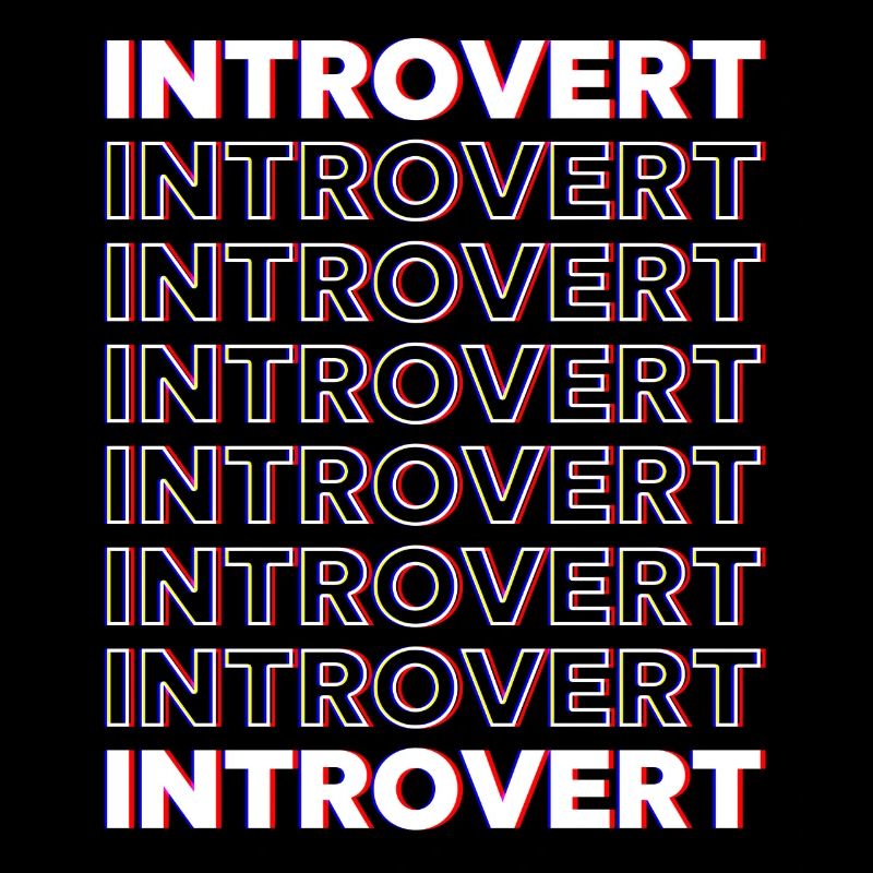 Introvertiert Sarkasmus Introvertierter Schüchtern