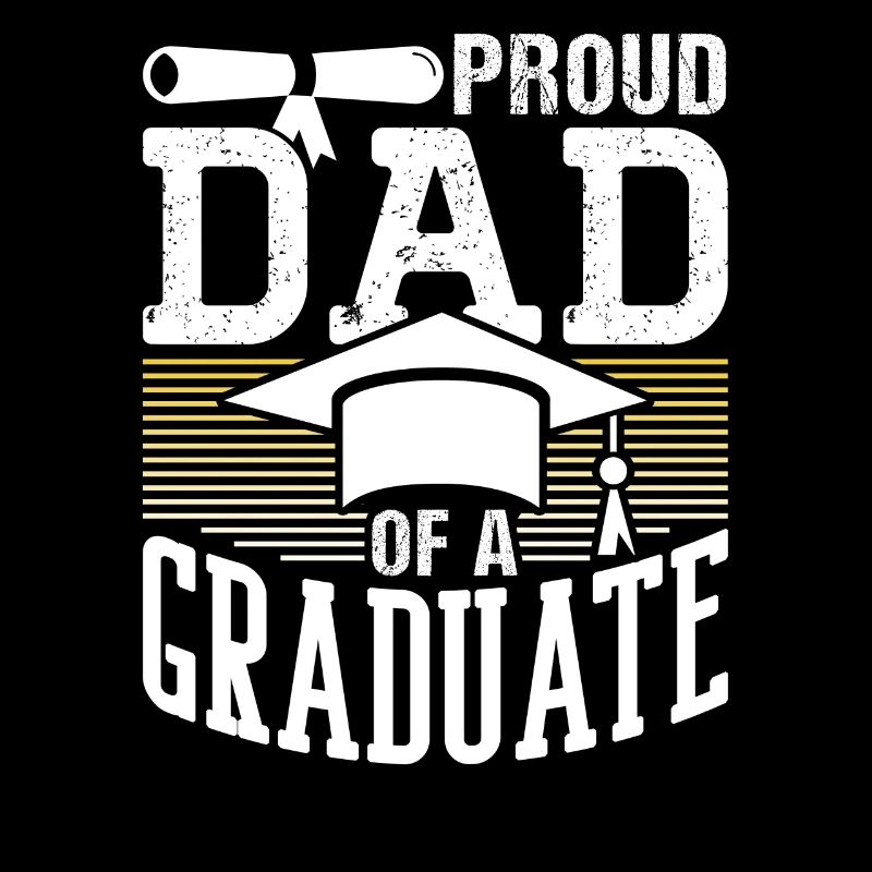 Stolzer Vater Eines Absolventen Abschluss