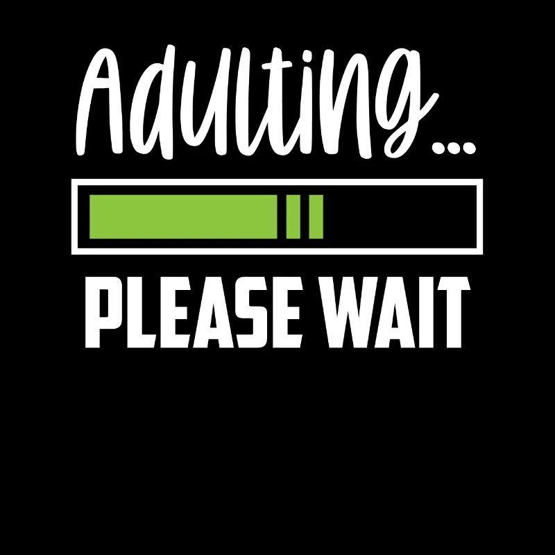 Erwachsen Werden Bitte Warten Pubertät Geburtstag