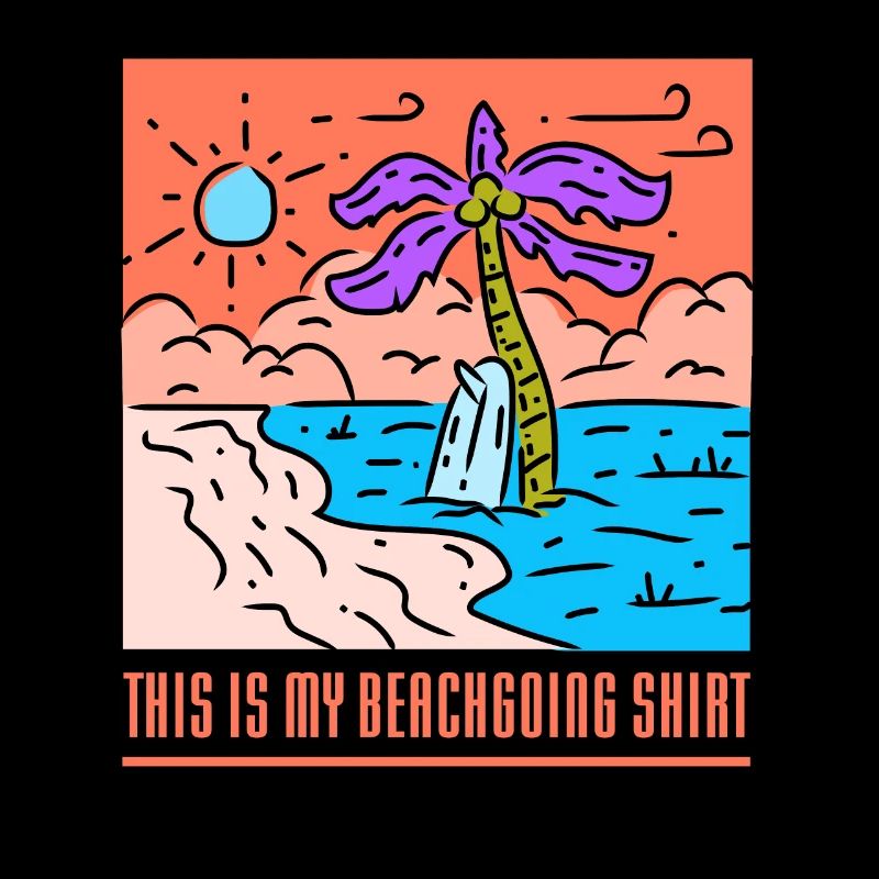 Ceci est ma chemise de plage plage vacances plage