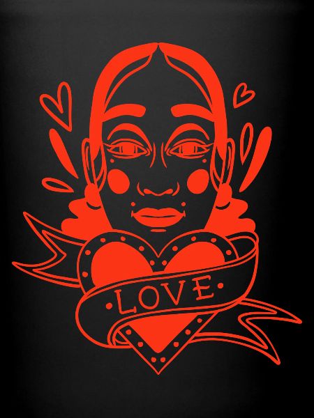 Amour Portrait Noir
