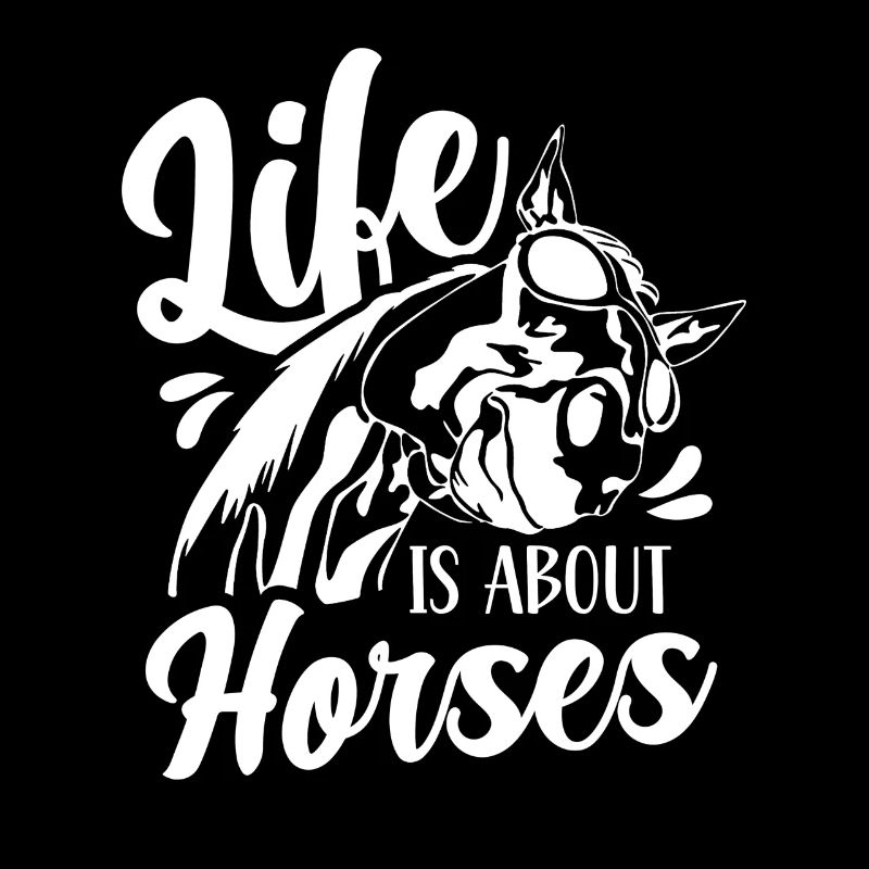 La vie se compose de chevaux d’équitation