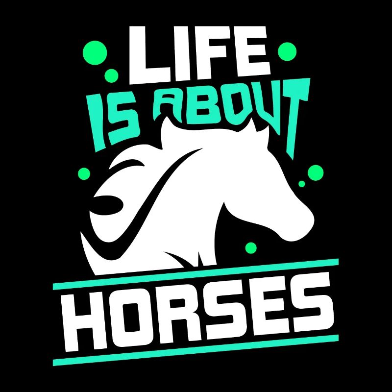 La vie se compose de chevaux d’équitation