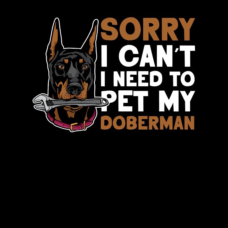 Ne puis-je pas avoir à caresser mon Doberman