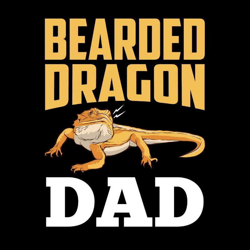 Bartagame Papa Bartagamen Tier Bearded Dragon