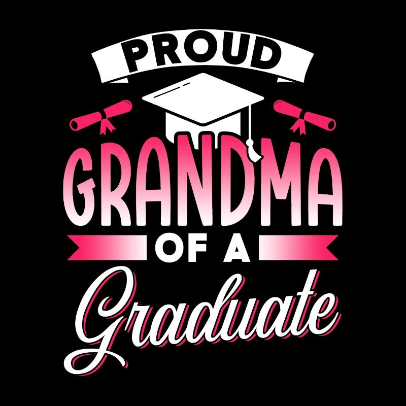 Stolze Großmutter Eines Absolventen Absolvent