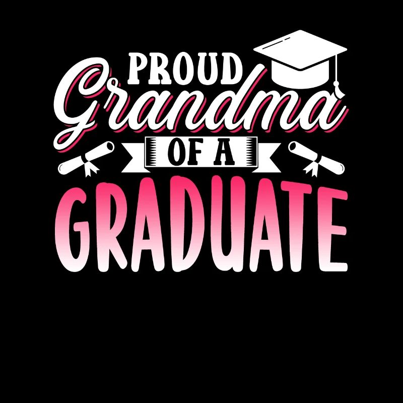 Stolze Großmutter Eines Absolventen Absolvent