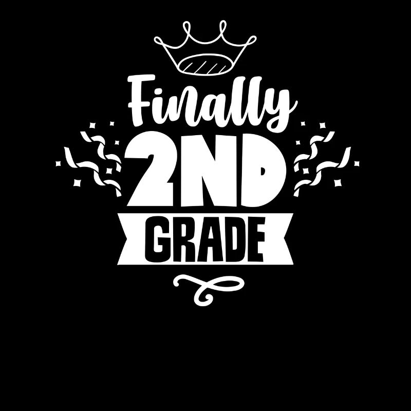 Endlich Zweite Klasse Zweitklässler Lehrer Schule