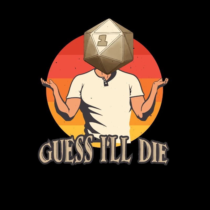 Funny RPG Tabletop Dice Gamer Saying