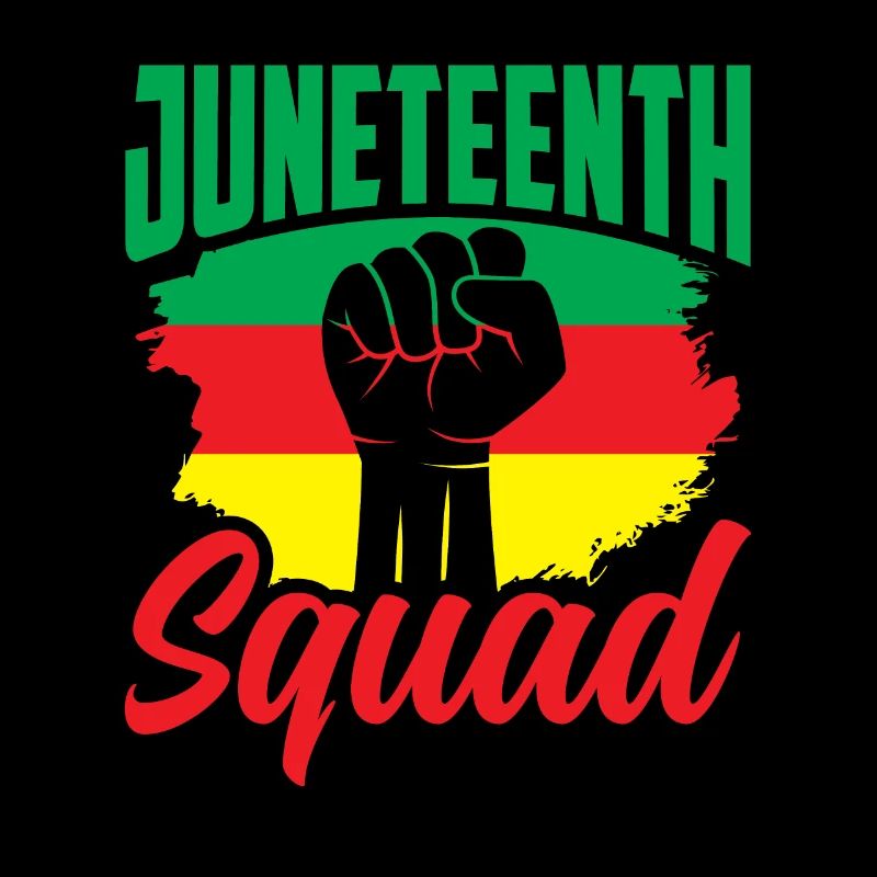 Juneteenth Team Black 1865 Afro-Américain