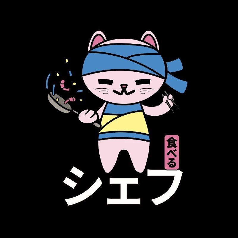Kawaii Chefkoch Katze Japan