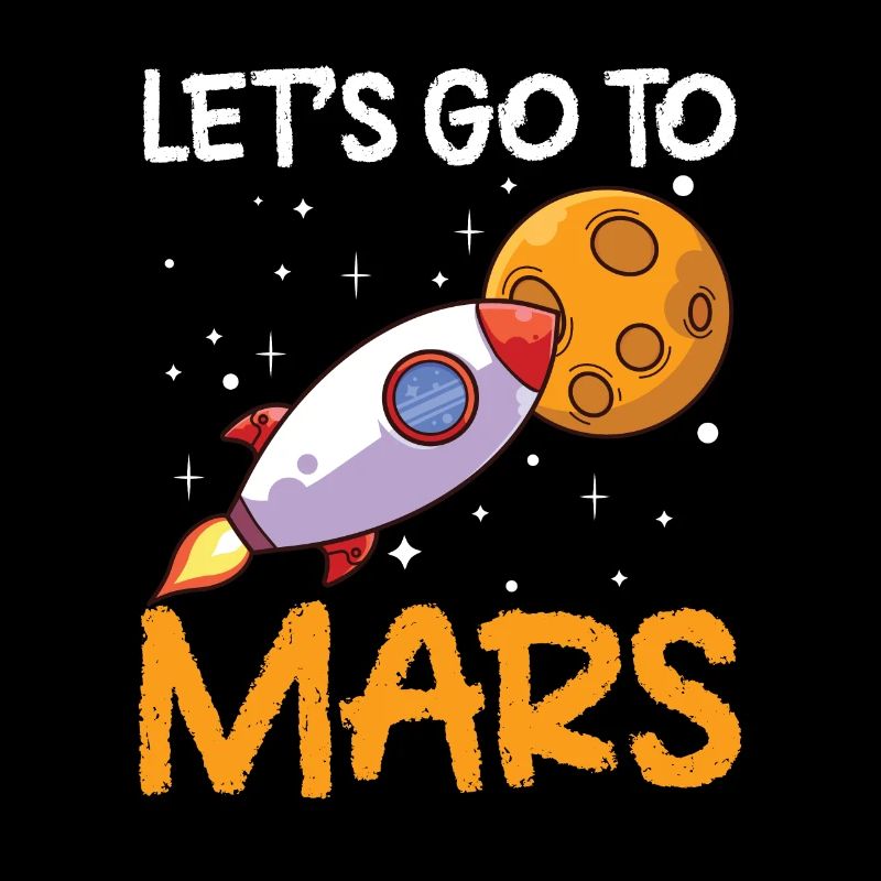 Allons à Mars Astronaut Planet Space