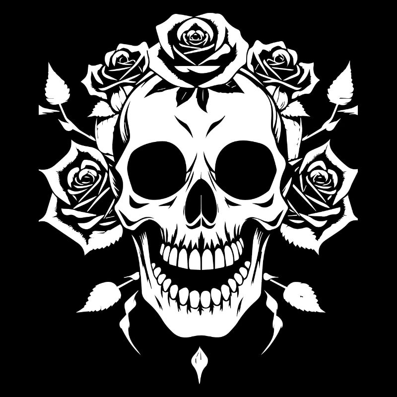 Horror Skull Skull Art Skull Gothic Heavy Metal