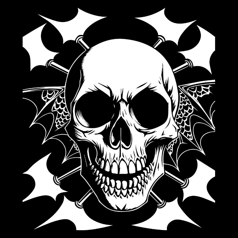 Horror Skull Skull Art Skull Gothic Heavy Metal