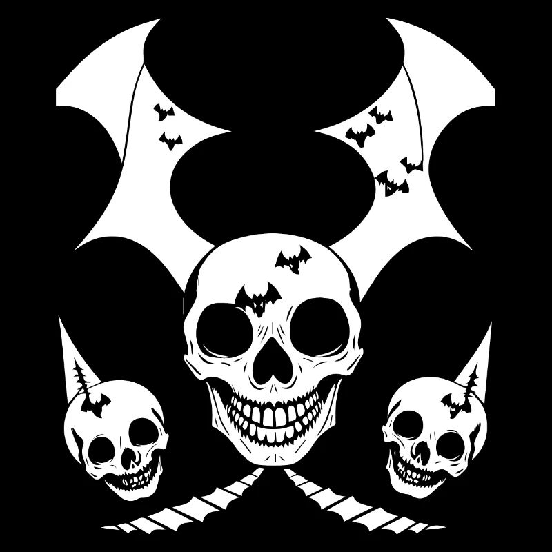 Horror Skull Skull Art Skull Gothic Heavy Metal