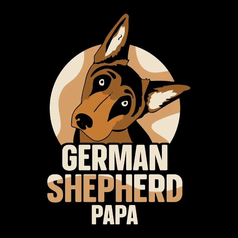 German Shepherd Daddy Lover Cute Pet