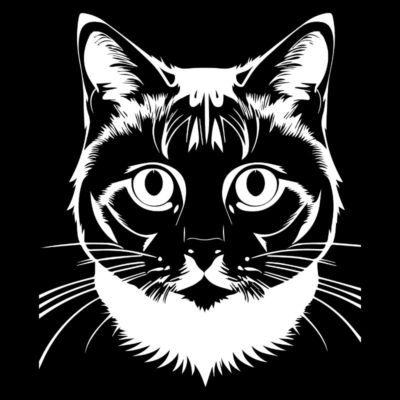 Drôle de chat Silhouette Cheeky Fun Cats