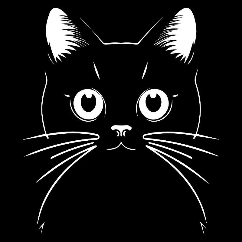Drôle de chat Silhouette Cheeky Fun Cats