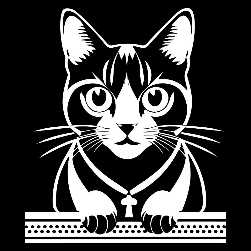 Drôle de chat Silhouette Cheeky Fun Cats