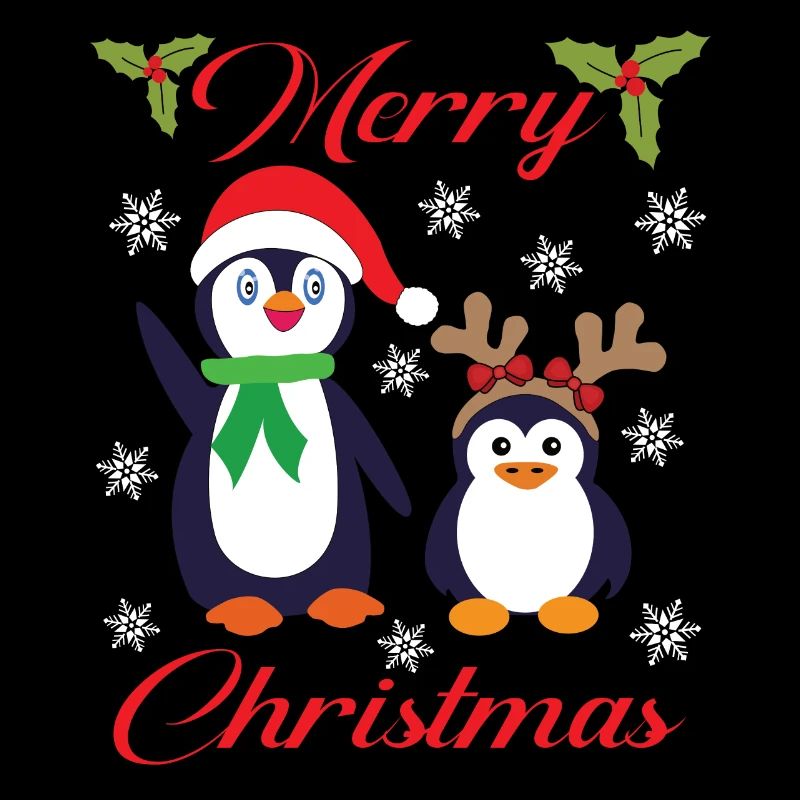 JOYEUX NOËL AVEC LES PINGOUINS DE NOËL
