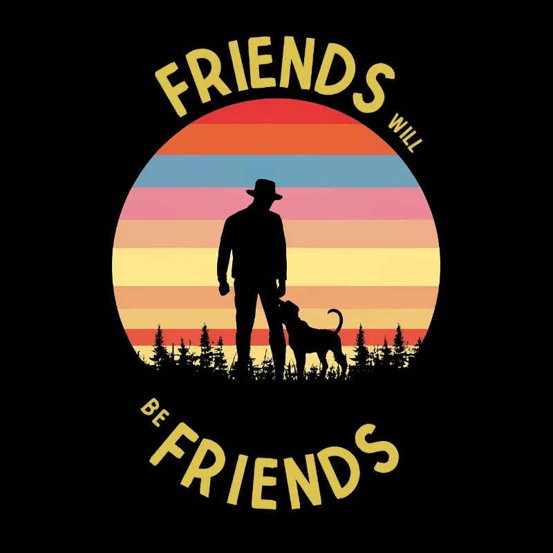 Les amis seront les amis du chien et du maître