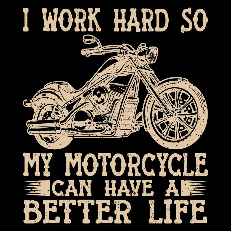 I Work Hard So My Motorcycle