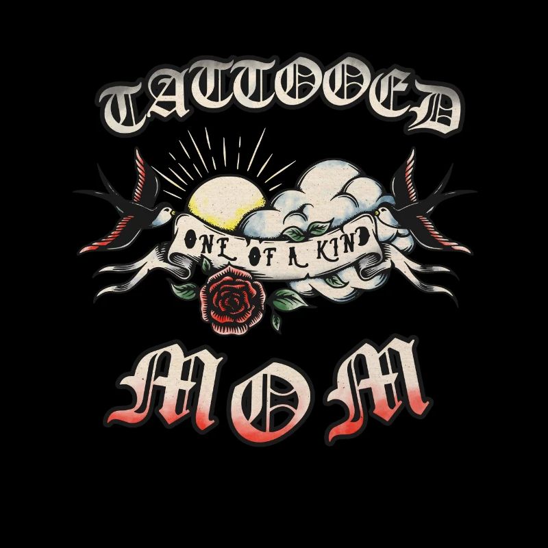 Tätowierte Einzigartige Mutter Tattoo Mama