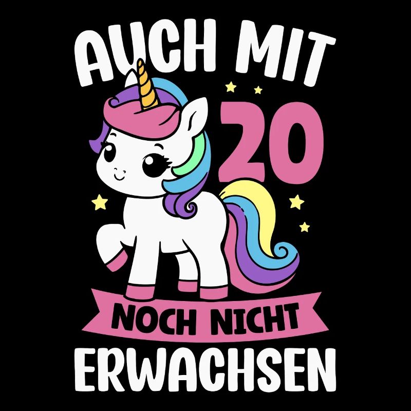 20. Geburtstag Einhorn 20 Jahre Geburtstagsparty