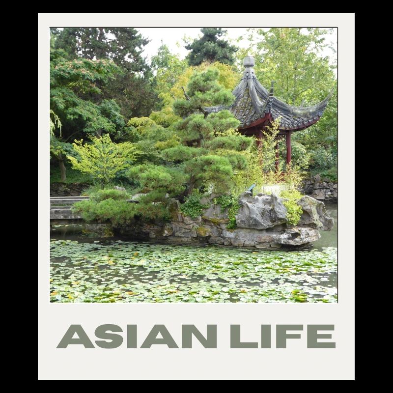 Asiatischer Gartensee Zen