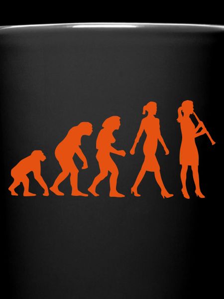 Evolution Klarinette Spielerin