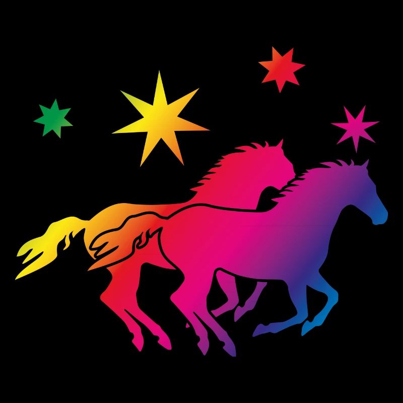 Regenbogenpferde Sternenglanz